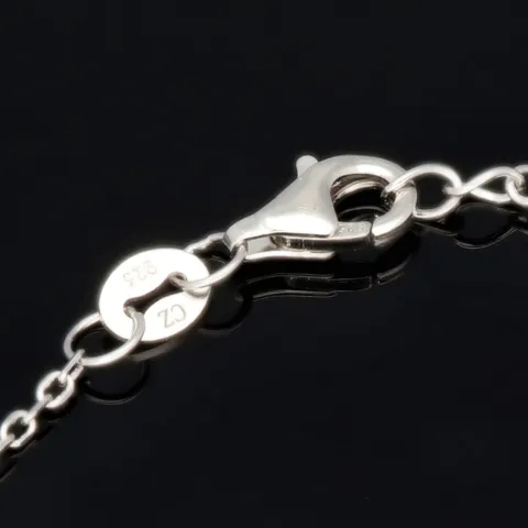 Filigranes Armband für Damen- Bettelarmband aus Sterling 925 Silber mit liebevoll gestalteten Anhängern, veredelt mit 141 glitzernden Zirkoniasteinen (Diamantimitationen) längenverstellbar ca. 18 - 22 cm
