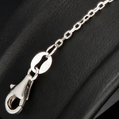 Hochwertig produziertes Armband mit Herz-Anhänger – 925er Sterling Silber mit vielen kleinen Zirkoniasteinen (Diamantimitaten) längenverstellbar in ca. 18, 19, 20, 21, 22 cm