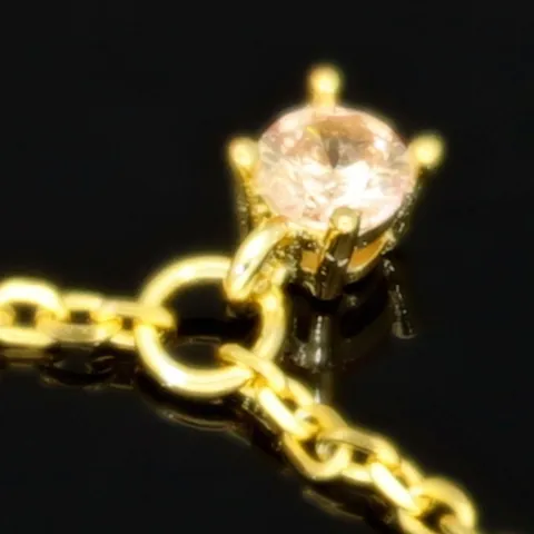 Charm-Armband für Damen aus 925er Silber, vergoldet, dekoriert mit farbenfrohen, bunten, brillantgeschliffenen Zirkonia (Diamantimitaten) in edlen Krappenfassungen - längenverstellbar in ca. 17, 18, 19, 20 cm