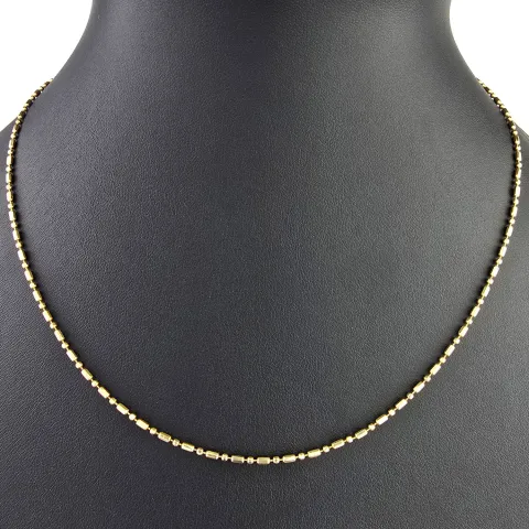 Feine Goldkette aus edlem 585er (14 Karat) Gelbgold – filigran & elegant ca. 44cm lang, ca. 1,4m m breit