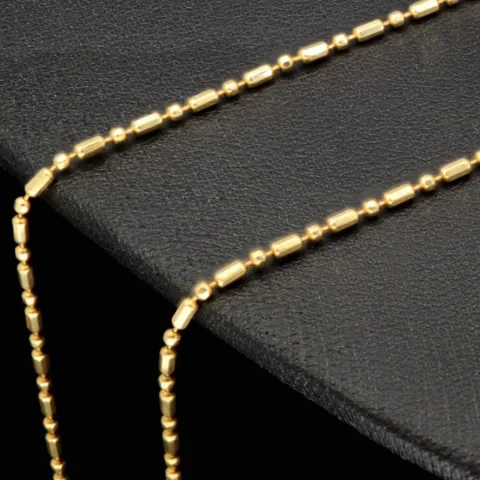 Feine Goldkette aus edlem 585er (14 Karat) Gelbgold – filigran & elegant ca. 44cm lang, ca. 1,4m m breit