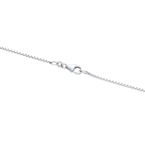 585 Venezianerkette aus 14K Weißgold - 38,5cm Länge