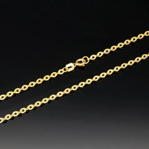 Stilvolle Goldkette / Ankerkette aus glänzendem 585 / 14K Gold , ca. 50 cm Länge 2,3 mm
