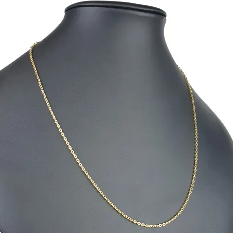 Stilvolle Goldkette / Ankerkette aus glänzendem 585 / 14K Gold , ca. 50 cm Länge 2,3 mm