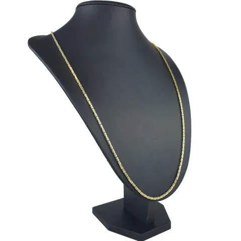 Hochwertige Königskette aus 14k 585 Gold (Gelbgold) in 2,2mm Stärke - Länge 70cm
