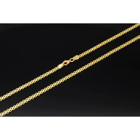 Feingliedrige Goldkette aus hochwertigem 585 / 14K Gold (Gelbgold) , ca. 55 cm Länge 3mm