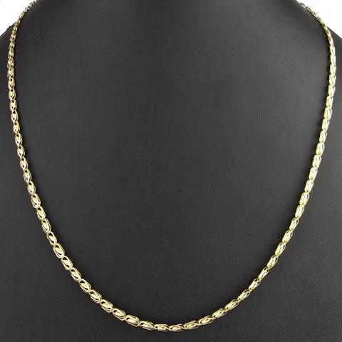 Hochwertige Goldkette mit feinem Design in 585 14k Gelbgold (ca. 54 cm lang, 3,5 mm breit)