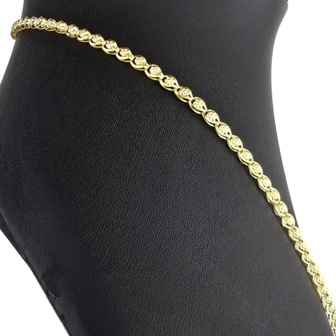 Hochwertige Goldkette in außergewöhnlichem Design aus Gold 585 14k Gelbgold (ca. 50 cm lang, ca. 3,4 mm breit)