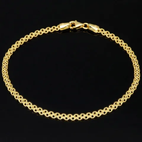 Zeitlos schönes 14K 585 Goldarmband – Edles Design trifft hochwertige Verarbeitung in Perfektion (ca. 18cm Länge, 3mm Breite)