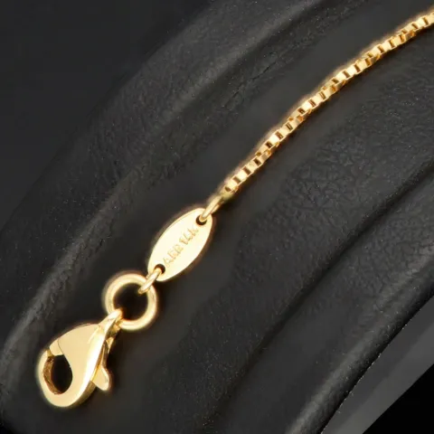 Außergewöhnliches Goldarmband mit detailreichen, eingearbeiteten Elementen und Goldperlen (585er 14k), ca. 19cm lang