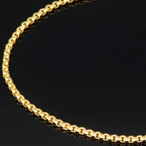 Hochwertig produziertes Goldarmband aus edlem 14K 585er Gold (Gelbgold) kurzgliedrig ca. 19cm, 2mm