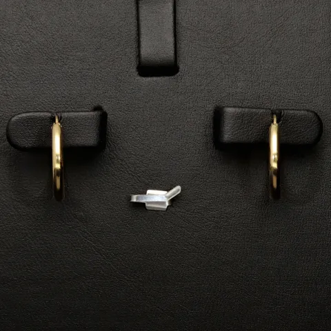 Mini-Creolen aus glänzend poliertem 14K / 585 Gold (Gelbgold) – zeitlos, elegant und edel