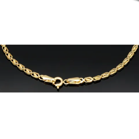 Exklusives Goldarmband (14K 585er Gold, Gelbgold) – Feines Design mit hochwertiger Verarbeitung (ca. 18,5cm Länge, 2,5mm Breite)