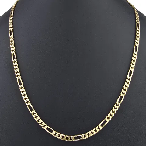 Edle Figarokette / Goldkette aus massivem Gold (8K, 333 Gelbgold) in ca. 5mm, 60cm (ca. 32g)