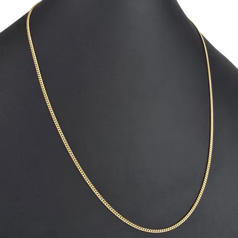 Hochwertig verarbeitete Panzerkette aus edlem, massivem Gelbgold (18K, 750 Gold) in ca. 2 mm, 60 cm (ca. 12g)