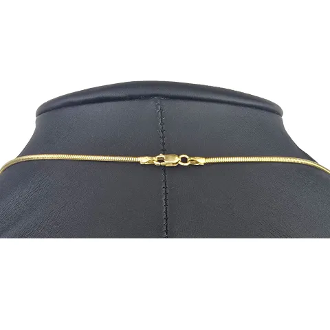 Elegante Schlangenkette / Goldkette für Damen aus exquisitem 14K 585 Gold in ca. 45cm, 1,5mm