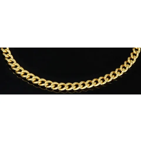 Exquisit verarbeitetes Panzerarmband aus hochwertigem 585 14k Gold- hochglanzpoliert - ca. 20cm und 4mm