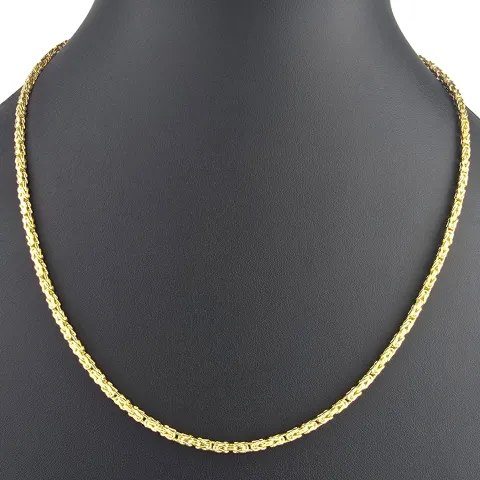 Hochwertig gearbeitete Königskette aus edlem 14k 585er Gold (ca. 45cm lang, 2mm breit)