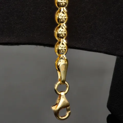 Funkelndes Armband mit feinem Design aus edlem Gelbgold (585 14K Gold) in ca. 20cm Länge
