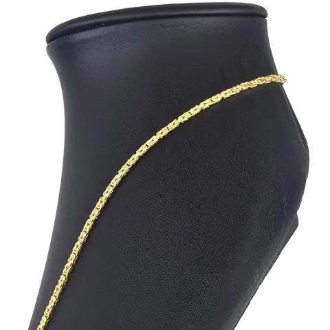 Fein gearbeitete Königskette aus hochglanzpoliertem edlem 14k 585er Gold - (60cm lang, 2mm breit)
