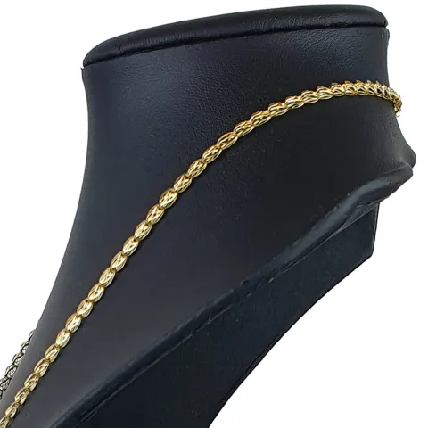 Exklusives Collier für Damen in aussergewöhnlichem Design aus hochwertigem 585 (14k) Gelbgold - ca. 54cm Länge