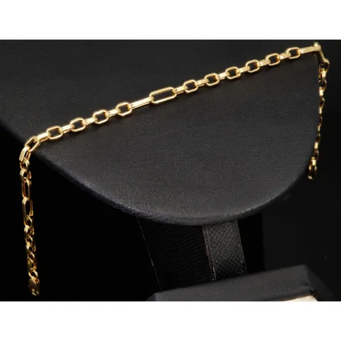 Ankerarmband aus edlem 14K 585er Gold - hochglanzpoliertes (ca. 21,5 cm lang, ca. 3,5mm breit)