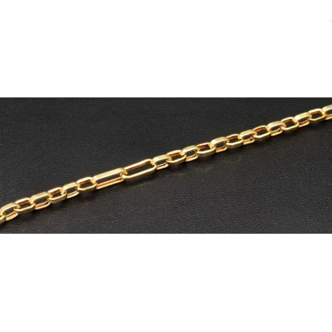Exquisites Ankerarmband aus hochwertigem 585er 14k Gold - hochglanzpoliert - ca. 20cm, 3,5mm