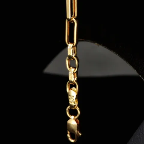 Exquisites Ankerarmband aus hochwertigem 585er 14k Gold - hochglanzpoliert - ca. 20cm, 3,5mm