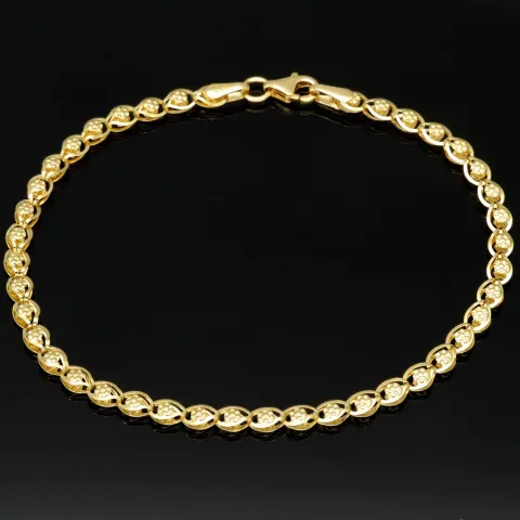 Feines Armband in filigranem, kunstvollem aus 14k 585 Gold , ca. 19,5cm