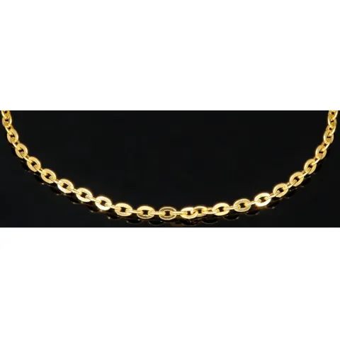 Fein gearbeitetes produziertes Ankerarmband aus hochwertigem Gold (14K 585er Gelbgold) kurzgliedrig ca. 19 cm lang