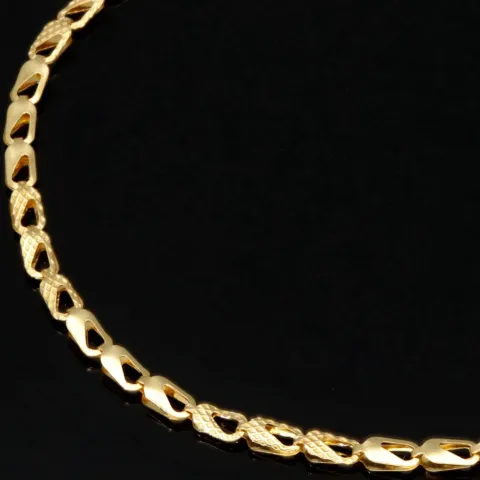 Exklusives Goldarmband (14K 585er Gold, Gelbgold) – Edles Design mit feiner Verarbeitung (ca. 19cm Länge, 2mm Breite)
