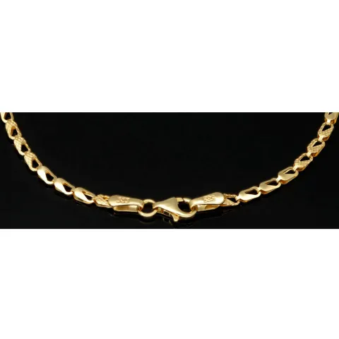 Exklusives Goldarmband (14K 585er Gold, Gelbgold) – Edles Design mit feiner Verarbeitung (ca. 19cm Länge, 2mm Breite)