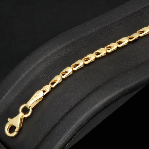 Exklusives Goldarmband (14K 585er Gold, Gelbgold) – Edles Design mit feiner Verarbeitung (ca. 19cm Länge, 2mm Breite)
