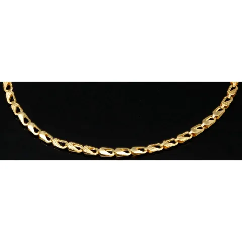 Exklusives Goldarmband (14K 585er Gold, Gelbgold) – Edles Design mit feiner Verarbeitung (ca. 19cm Länge, 2mm Breite)