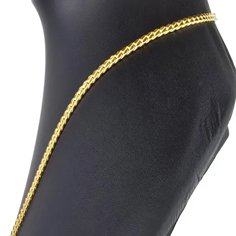 Noble, fein gearbeitete Panzerkette aus edlem Gold (8K, 333 Gelbgold ca. 11,8g) ca. 60cm, 4mm