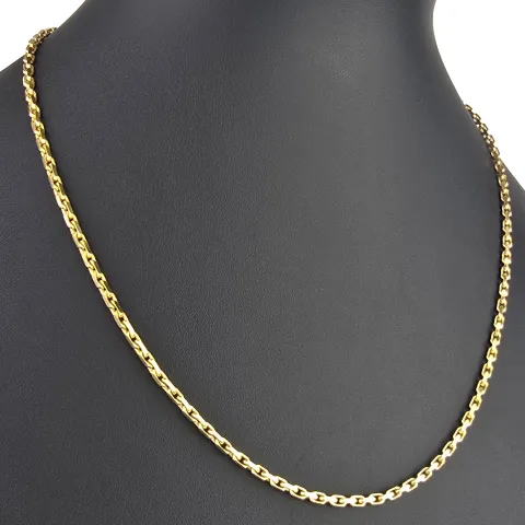 Exquisite Ankerkette aus funkelndem Gold (8K, 333 ca. 13,6g Gelbgold) ca. 50cm, 2,5mm mit FBM-Stempel