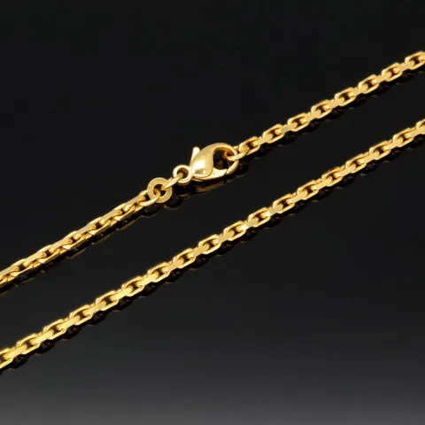 Exquisite Ankerkette aus funkelndem Gold (8K, 333 ca. 13,6g Gelbgold) ca. 50cm, 2,5mm mit FBM-Stempel