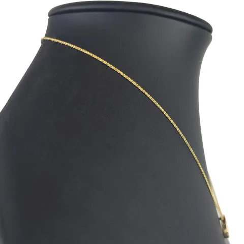 Christ Markenschmuck - Elegantes Schmuck-Set bestehend aus einer hochwertigen 14K / 585 Gold - Goldkette (ca. 45cm) und einem Rondell-Anhänger mit Brillanten