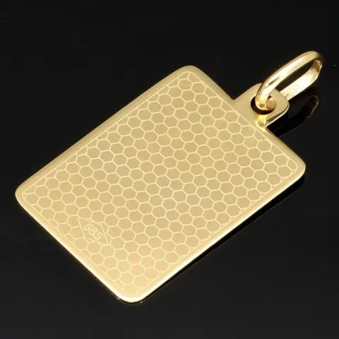 Funkelnder Sternzeichen "Krebs" - Anhänger aus 585 (14K) Gold mit detailreicher Gravur