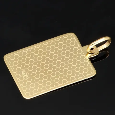 Exquisiter Stier- Anhänger aus exquisititem 14K 585 Gold mit fein graviertem Design