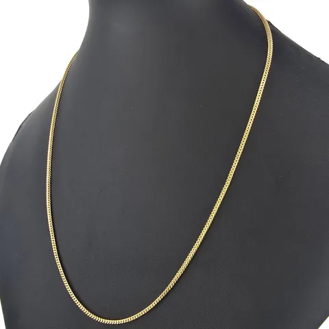 Goldkette / Fuchsschwanzkette aus hochwertigem 585 14k Gold (ca. 60cm lang, 2mm breit) - erstklassige Verarbeitung