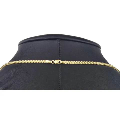 Goldkette / Fuchsschwanzkette aus hochwertigem 585 14k Gold (ca. 60cm lang, 2mm breit) - erstklassige Verarbeitung