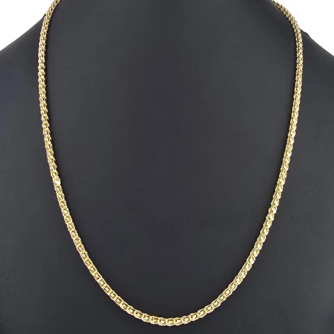 Außergewöhnliche Ankerkette aus exquisitem 585 / 14K Gold (Gelbgold) - hochwertig gearbeitet - ca. 65 cm Länge 3,5 mm Breite