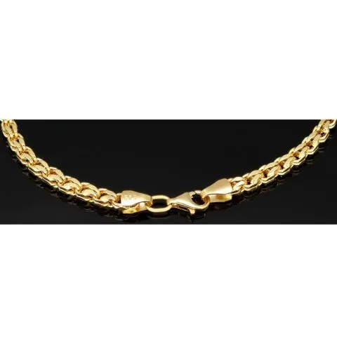 Hochwertig gearbeitetes Ankerarmband in Premium-Design - Armband aus edlem 585 / 14K Gold (Gelbgold) - ca. 21,5 cm Länge 3,5 mm Breite