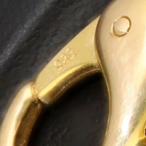 Exklusives Königsarmband aus hochwertigem, massivem 14K / 585 Gold, ca. 23,5 cm lang, ca. 5,5 mm