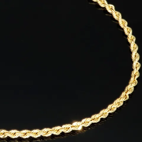 Fein gearbeitetes Twist-Armband / Kordelarmband aus edlem 14k 585 Gold , ca. 2mm, 22cm
