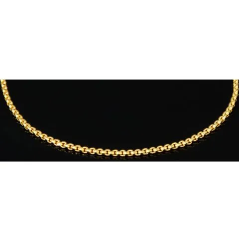 Zeitloses, kurzgliedriges Ankerarmband aus edlem, poliertem 14K 585 Gold