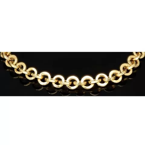 Exquisites Gold-Armband für Damen aus hochwertigem 14K 585 Gold (Gelbgold) ca. 19,0 cm Länge , 5,5mm