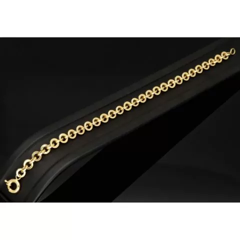 Exquisites Gold-Armband für Damen aus hochwertigem 14K 585 Gold (Gelbgold) ca. 19,0 cm Länge , 5,5mm