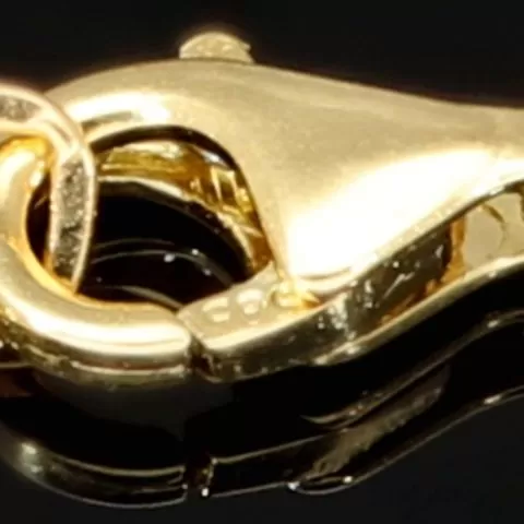 Trendiges Infinity-Armband aus funkelndem 585 14K Gold - Längenverstellbar ca. 17,5 - 19,5 cm mit eingearbeiteten Goldkügelchen in Tricolor (Gelbgold, Weißgold und Roségold)